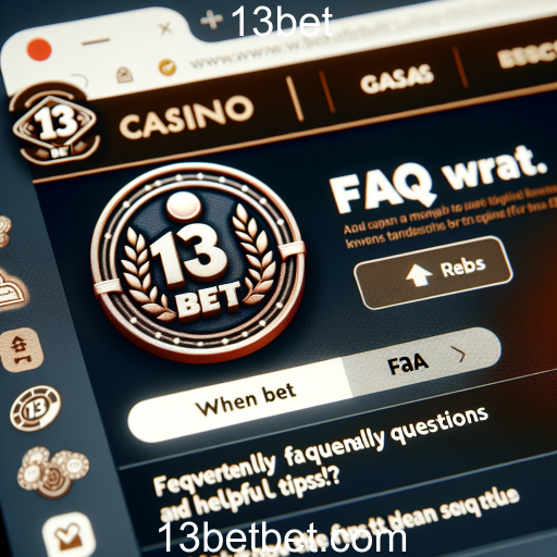 Explorando a Categoria FAQ do 13bet: Dúvidas e Dicas para Jogadores